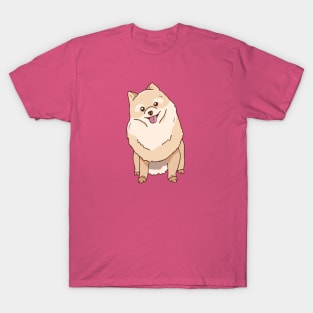 Cute Pomeranian Cartoon T-Shirt